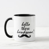 hallo Er is handige" Funny Pick-up Line Mok (Links)