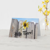 hallo Er Kaart 1 van het Manuscript van de Prayer (Gele Bloem)