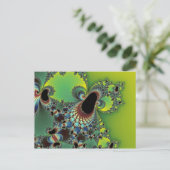 hallo - Fractal Briefkaart (Staand voorkant)