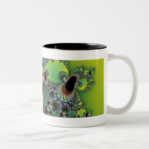 hallo - Fractal Tweekleurige Koffiemok