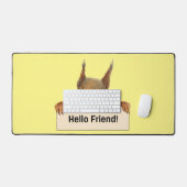 hallo Friend Funny Squirrel Bureaumat (Keyboard & Muis)