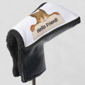 hallo Friend Funny Squirrel Golfheadcover (3/4 voorkant)