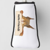 hallo Friend Funny Squirrel Golfheadcover (Draai 90)
