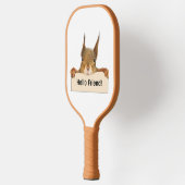 hallo Friend Funny Squirrel Pickleball Paddle (Links)