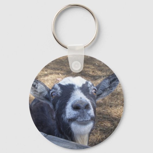 hallo Friendly Goat Sleutelhanger (Voorkant)