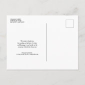 Hallo Geboorteaankondiging Aankondigingskaart (Achterkant)