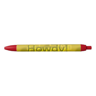Hallo Geometrisch Blauwe Inkt Pen