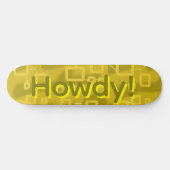 Hallo Geometrisch  Skateboard (Horizontaal)
