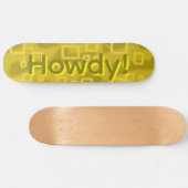 Hallo Geometrisch  Skateboard (Horizontaal)