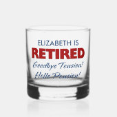 Hallo Gepensioneerd: vaarwel spanning Whisky Glas (Voorkant)