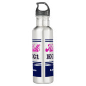 Hallo Gepersonaliseerd Terug naar School Waterfles (Achterkant)