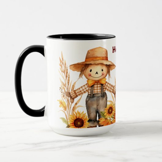 Hallo Gepersonaliseerde Herfst Ya'All Coffee Cup, Mok (Links)