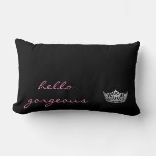 hallo geweldige Pageant Crown Pillow Kussen