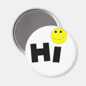 Hallo, gezicht) magneet (Voorkant / Achterkant)