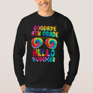 Hallo Gift Laatste dag van school afscheid 4e klas T-shirt