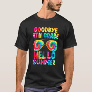 Hallo Gift Laatste dag van school afscheid 4e klas T-shirt