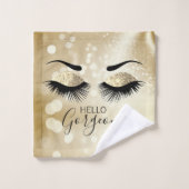 hallo Glitter Eyes Bad Handdoek (Wasdoekje)