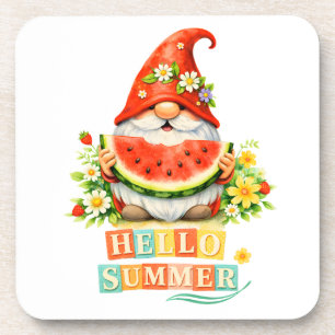 Hallo Gnome Zomer Bier Onderzetter