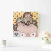 Hallo, Goedemorgen Vierkante Klok (Huis)