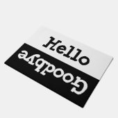 hallo Goodbye Doormat Deurmat (Schuin)