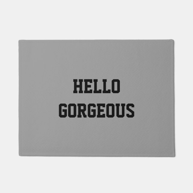 hallo GORGEOUS Deurmat (Voorkant)