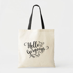 hallo GORGEOUS Modern Typografie op maat Tote Bag