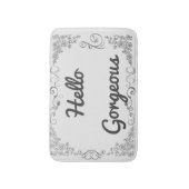 hallo "Gorgeous" wervelpatroon badmat (Voorkant Verticaal)