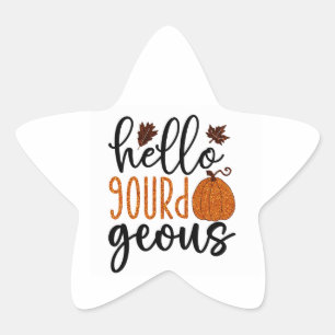 Hallo Gourdgeous herfst Stickers
