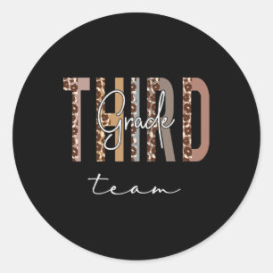 Hallo Grade Team ~ Terug naar school Waardering Le Ronde Sticker
