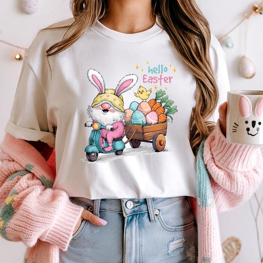 Hallo Grappig? Easter Gnome Shirt, Schattigee Bunn T-shirt