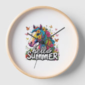 Hallo Grappig zomer paard (Voorkant)