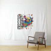 Hallo Grappig zomer paard Wandkleed (In Situ (horizontaal))