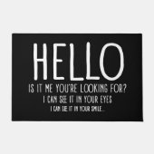 Hallo grappige deurmat (Voorkant)
