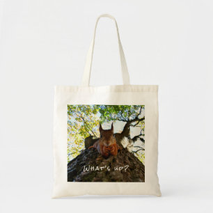 Hallo Grappige eekhoorn schattige dieren Tote Bag