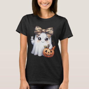 Hallo Grappige Halloween Camouflage Camo Ghost T-shirt