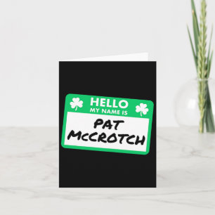 Hallo Grappige St Patrick's Day Kaart