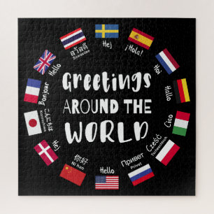 Hallo Groeten over de hele wereld, Legpuzzel