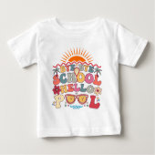 Hallo Groovy Retro Design Bye School (Voorkant)