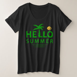 hallo grote maat t-shirt