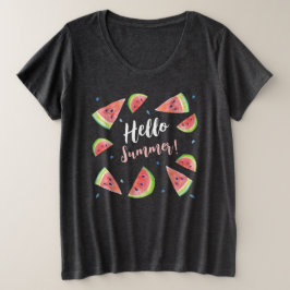 hallo grote maat t-shirt