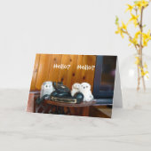 hallo? hallo? kaart (Gele Bloem)