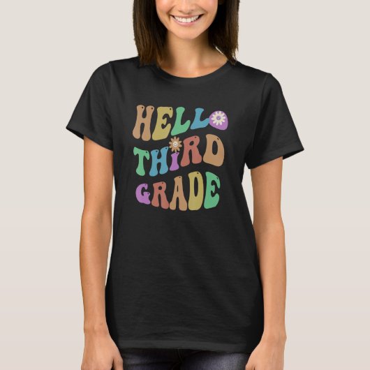 Hallo Hallo Trendy Lesgever van derde rang T-shirt (Voorkant)