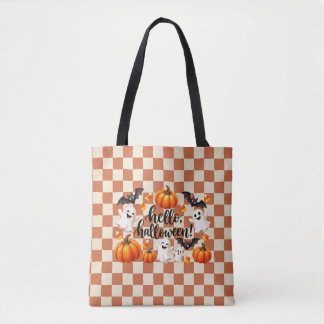 Hallo Halloween Geesten & Pompoenen Boodschappenta Draagtas