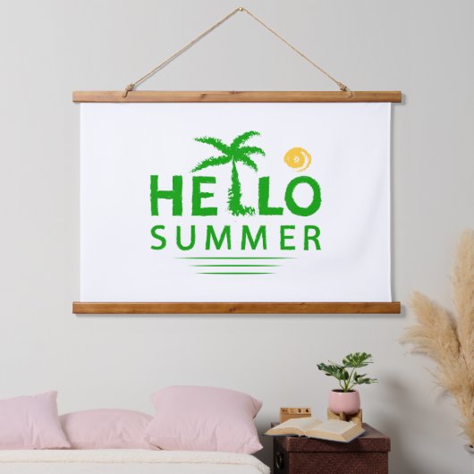hallo hangend wandkleed (Slaapkamer)