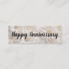 hallo/Happy Jubileum Mini Visitekaartje