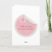 Hallo helder kaart (Achterkant)