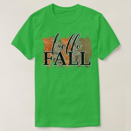 hallo Herfst4 T-shirt (Design voorkant)
