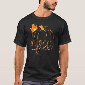 hallo Herfst Buffalo Pset Welkome Thanksgiving Her T-shirt