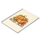 Hallo Herfst – Cosy Pumpkin Patch Notitieboek (Linkerzijde)