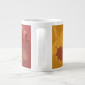 hallo Herfst Extra Grote Beker (Achterkant)